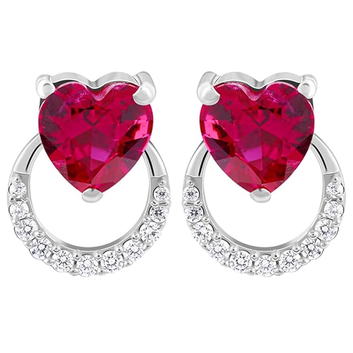GIVA 925 Silver Perfect Earrings| Gift for Girlfriend | With Certificate of Authenticity and 925 Stamp | 6 Months Warranty*