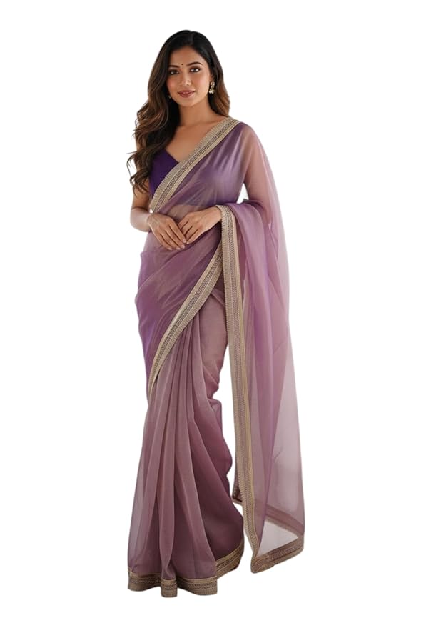 Yashika Women's New Bollywood Soft Tissue Silk Saree With Blouse Material |saree for Women | New Sari | Latest Saree