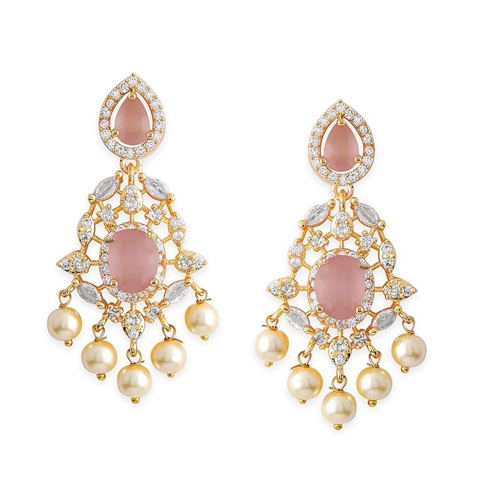 Rubans Chandelier Earrings Traditional Festive Jewellery Gift for Women & Girls