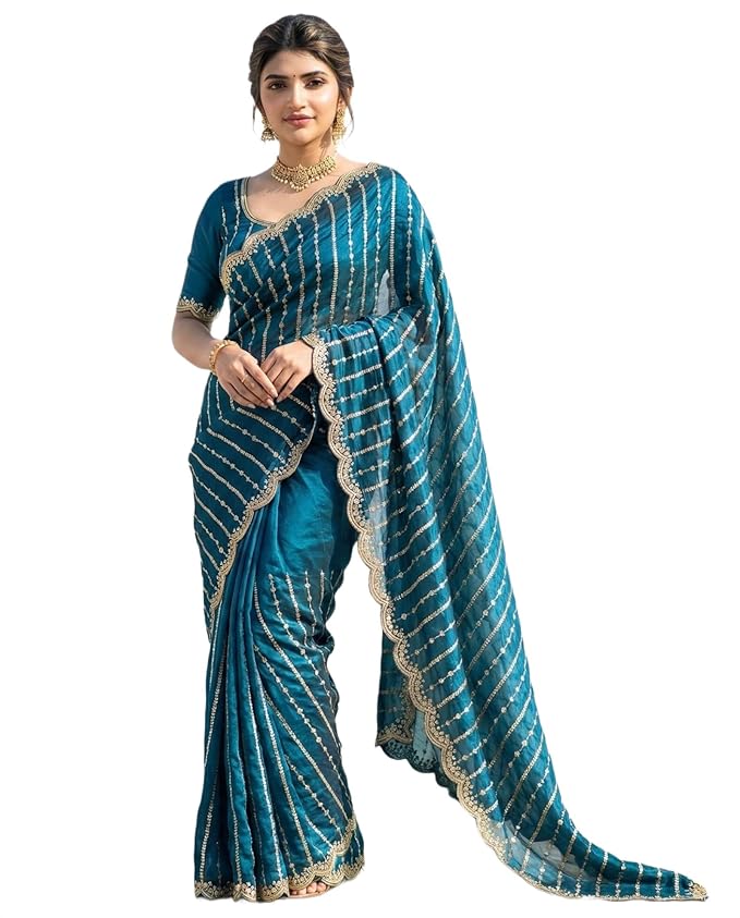 Amazon Brand - Tavasya Womens Saree