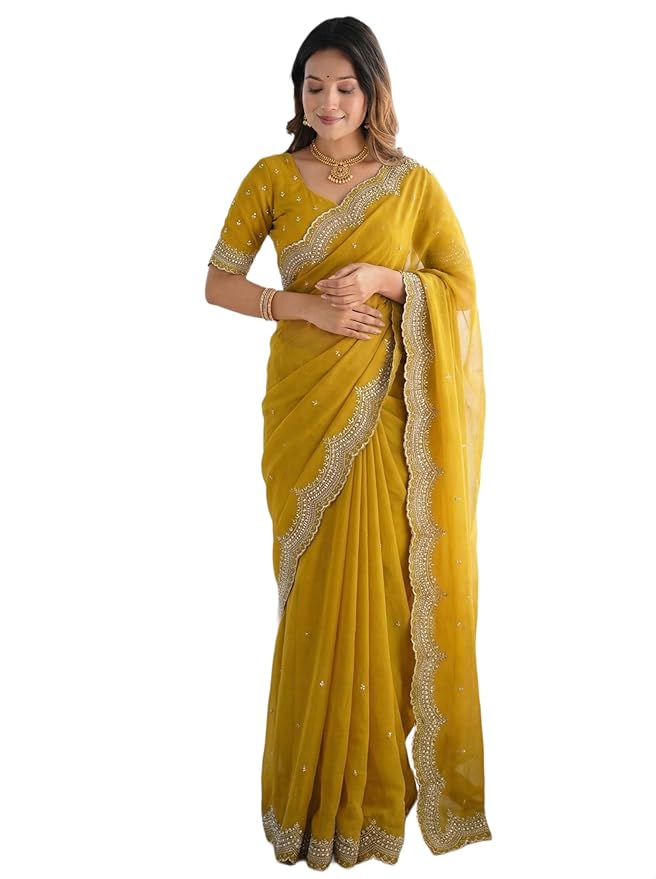 Amazon Brand - Tavasya Womens Saree