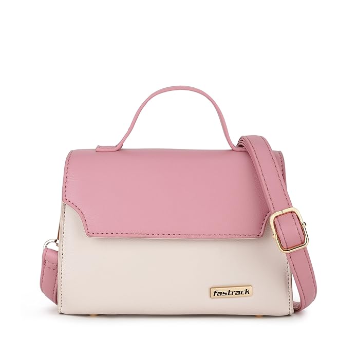 Fastrack Dual Color Satchel for Women, Ladies and Girls | Stylish and Trendy Satchel Bag for Girls, Ladies and Women | Made Up of Premium Synthetic Leather Material