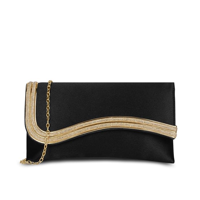 Lavie Women's Riva Curve Strap Envelope Clutch | Ladies Purse | Gift For Women