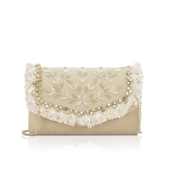 Lavie Signature Women's Irvine Embroidered Envelop Clutch | Ladies purse |Gift For Women
