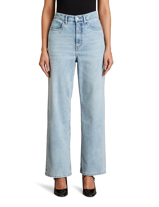 Symbol Premium Women's Straight Fit Jeans | High Rise | Full Length | 5-Pocket (Available in Plus Sizes)