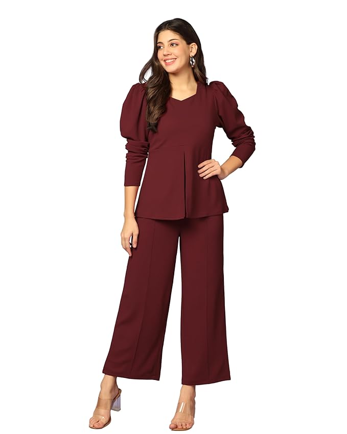 Leriya Fashion Co-ord Set for Women Stylish Lycra Cotton | Western Summer Dress for Woman | Trendy Summer Casual Travel Outfit | A Line Dresses for Women | Western Stylish Midi Party Dress Outfits
