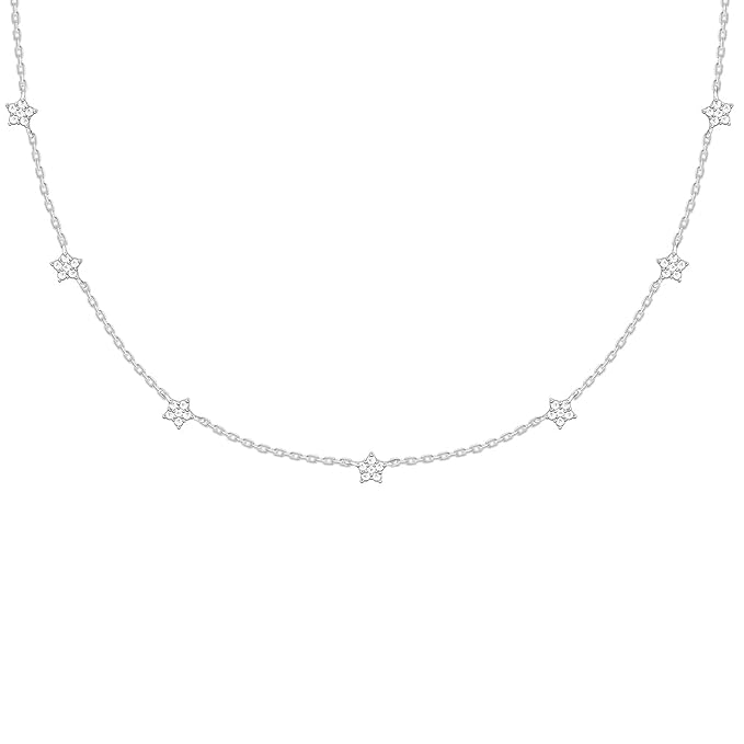GIVA AVNI 925 Silver Star Constellation Necklace | Gifts for Girlfriend, Gifts for Women and Girls | With Certificate of Authenticity and 925 Stamp | 6 Month Warranty