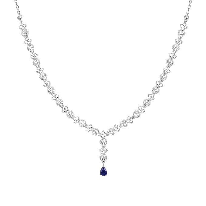GIVA 925 Silver Square Opulence Necklace| Gifts for Girlfriend,Pendant to Gift Women & Girls | With Certificate of Authenticity and 925 Stamp | 6 Months Warranty*