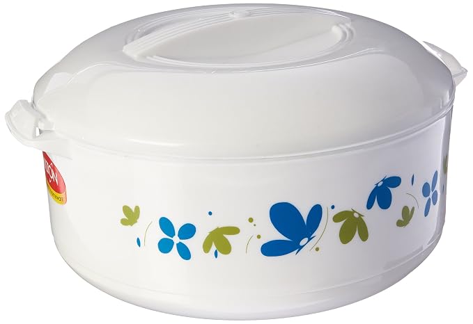 milton treat hot pot keep warm/cold upto 4-6 hours insulated casserole with stainless steel insert, 4 liter