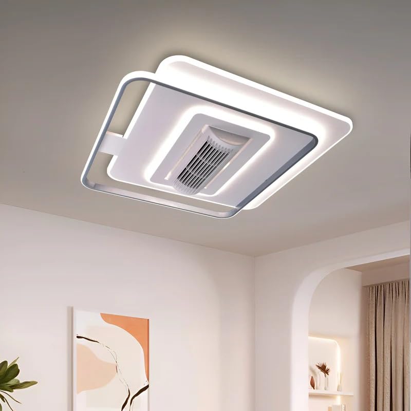 Smartway® Clovis 120 Watt Ceiling Fan Chendelier | 3 Color Mode (Warm, Cool, Neutral) | Remote Control | Silent Airflow | Modern Decorative Fan Chandelier for Living Room, Bedroom & Office