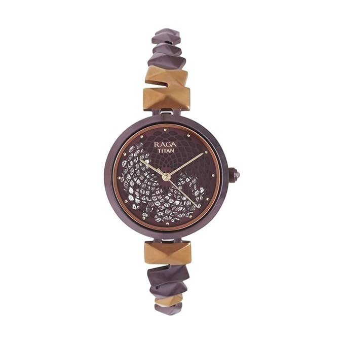 Titan Raga Facets Analog Brown Dial Women's Watch NM95121KM01/NN95121KM01/NP95121KM01