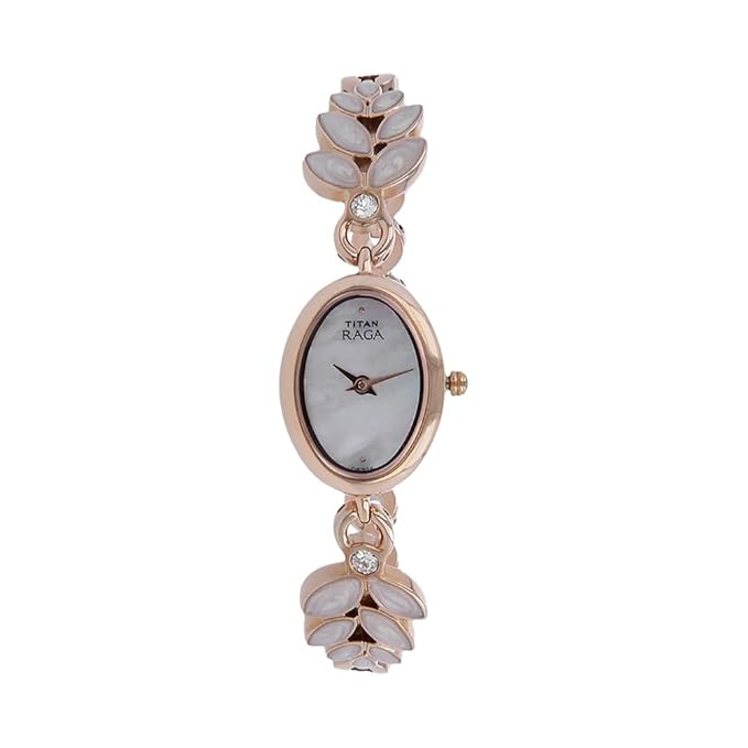 Titan Raga Analog Mother of Pearl Dial Women's Watch-NM2511WM02 / NL2511WM02/NP2511WM02