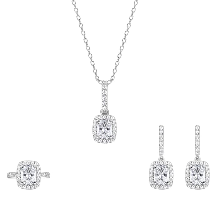 GIVA 925 Silver Vesper Set of Three|Gift for Girlfriend| With Certificate of Authenticity and 925 Stamp | 6 Months Warranty*