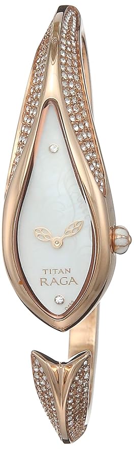 Titan Raga Analog Mother Of Pearl Dial Women's Watch -NM9812WM01 / NL9812WM01/NP9812WM01