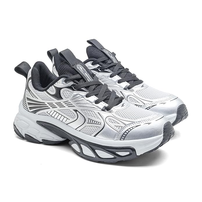 ASIAN Quantum-23 Men’s Sporty Sneakers | Lightweight Running & Casual Shoes for Men | Breathable Mesh Upper, Soft Cushion & Anti-Slip Grip Sole