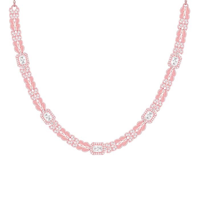 GIVA 925 Silver Anushka Sharma Rose Gold Braided Necklace | Gifts for Girlfriend,Pendant to Gift Women & Girls | With Certificate of Authenticity and 925 Stamp | 6 Months Warranty*