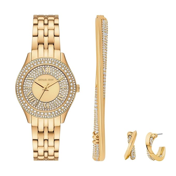 Michael Kors Harlowe Gold Watch MK4974SET