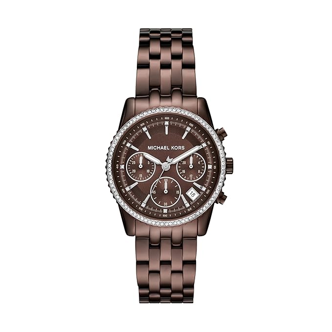 Michael Kors Bryant Brown Quartz Stainless Steel Watch MK7559