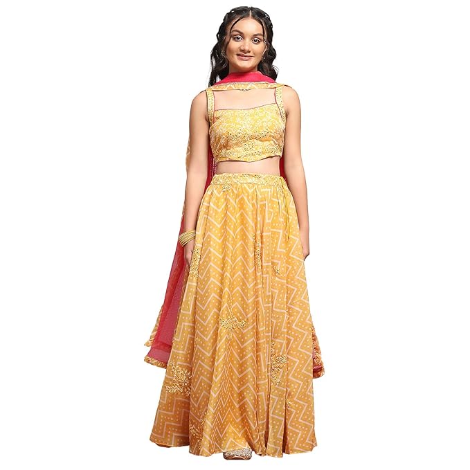 BIBA Girls Lehenga Set