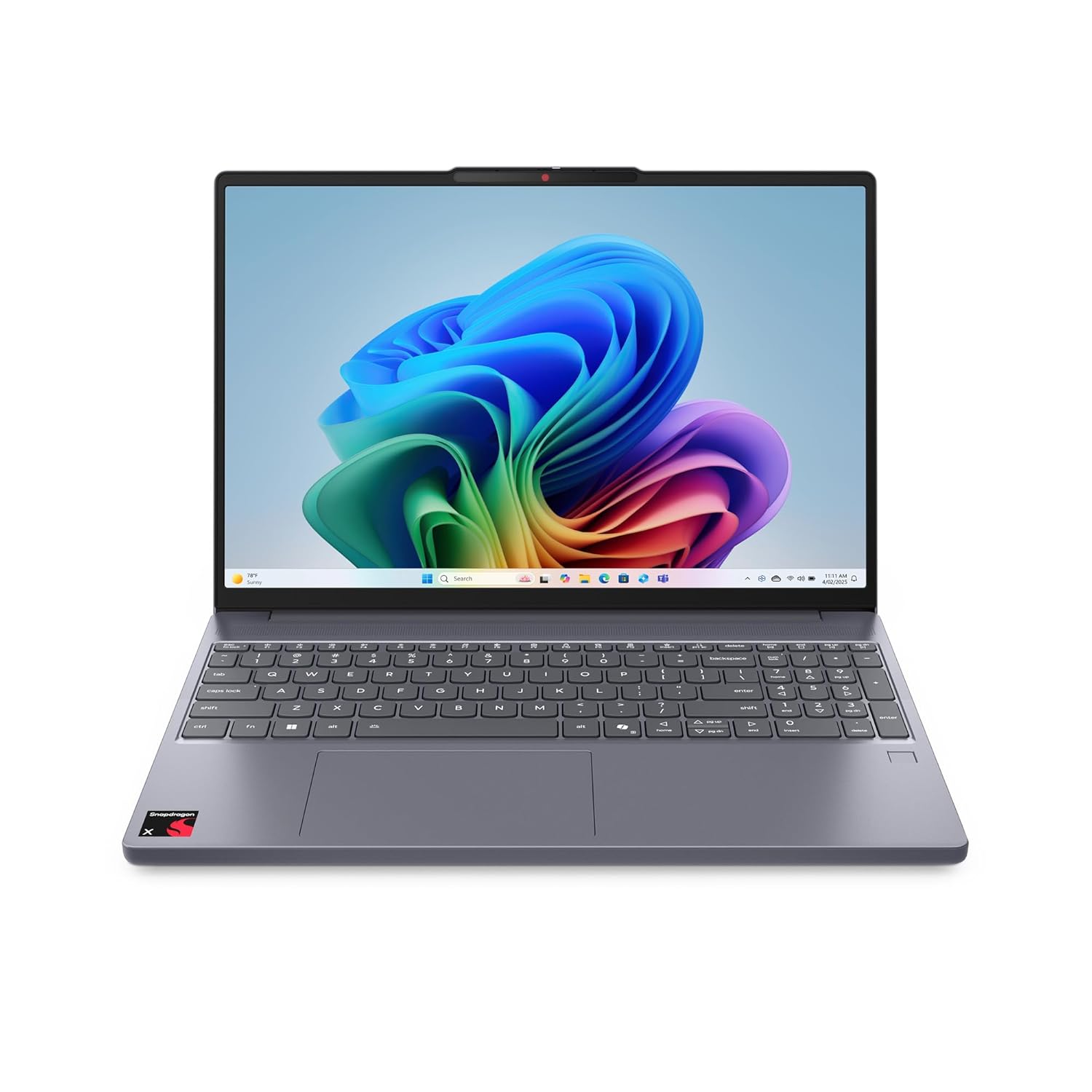 Lenovo IdeaPad Slim 3X - 2025-15.3" WUXGA Display - 16GB Memory - 512 GB Storage - Qualcomm Snapdragon - Windows 11 Home - Luna Grey