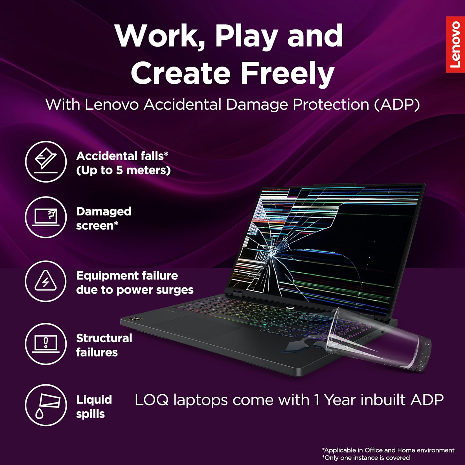 Lenovo LOQ Intel Core i5-13450HX| NVIDIA RTX 3050A 4GB (16GB RAM/512GB SSD/144Hz Refresh Rate/15.6" (39.6cm)/Windows 11/Office Home 2024/3 Mon. Game Pass/Grey/2.4Kg), 83DV01ABIN AI Gaming Laptop
