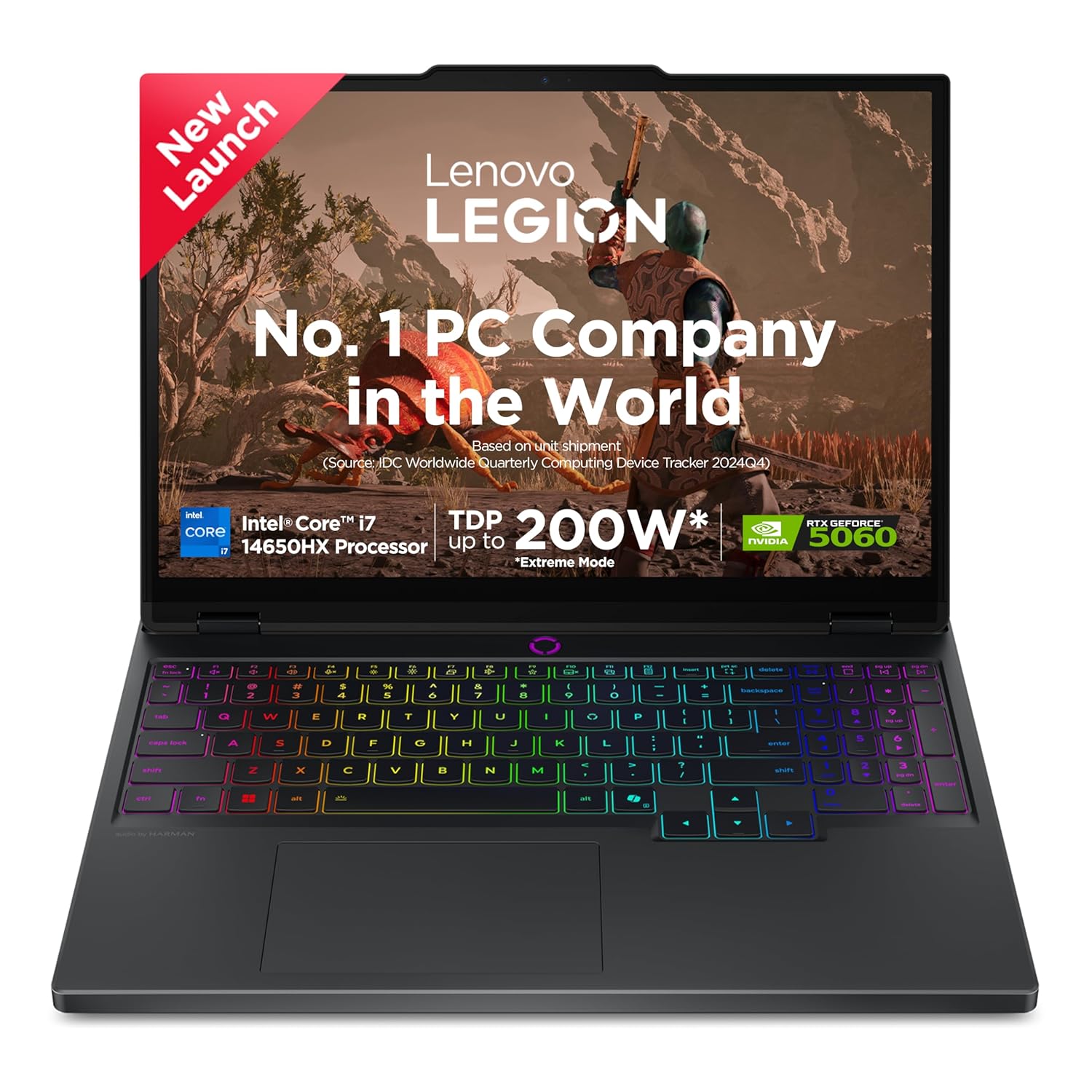 Lenovo Legion Pro 5 2025 Intel Core i7-14650HX| NVIDIA RTX 5060 8GB (32GB RAM/1TB SSD/WQXGA IPS/240Hz/16(40.64cm)/Windows 11/Office 2024+AI Now/Black/2.4Kg), 83NN0046IN AI Powered Gaming Laptop