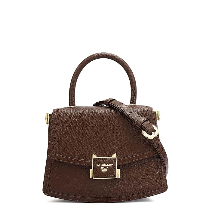 Da Milano Leather Satchel Bag for Women (01019SOL)