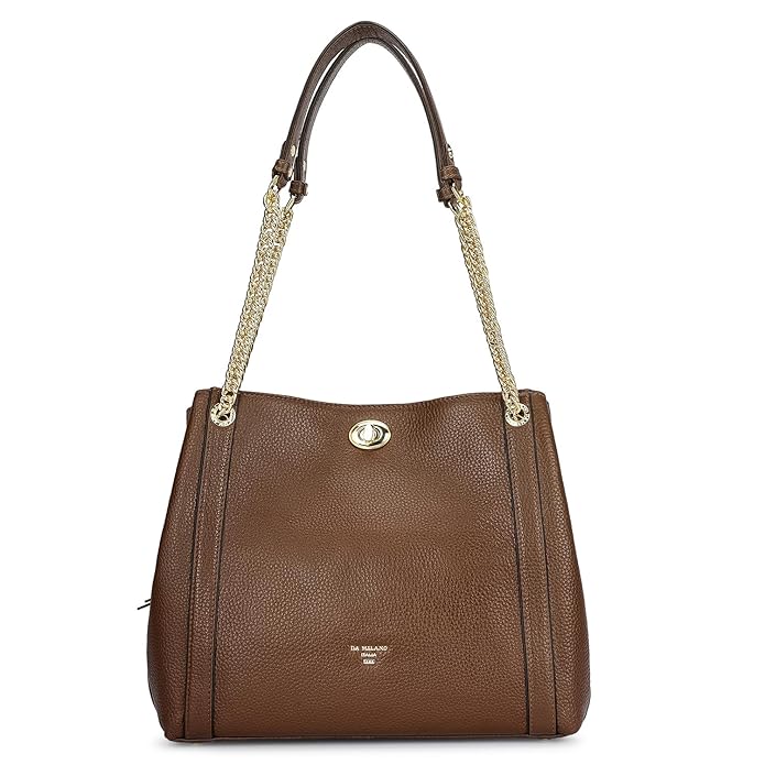 Da Milano Leather Shoulder Bag for Women (00846OL)