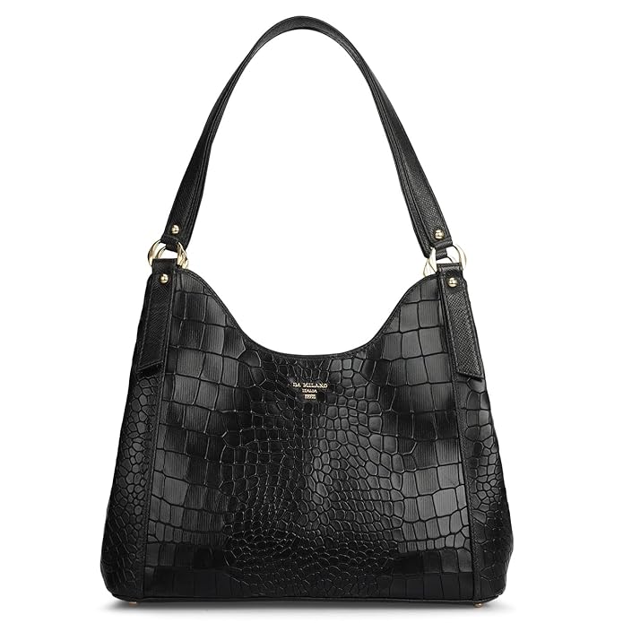 Da Milano Leather Shoulder Bag for Women (01208M-OL)