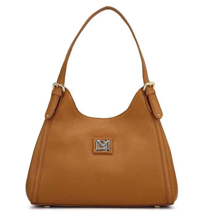 Da Milano Leather Hobo Bag for Women (01912OL)
