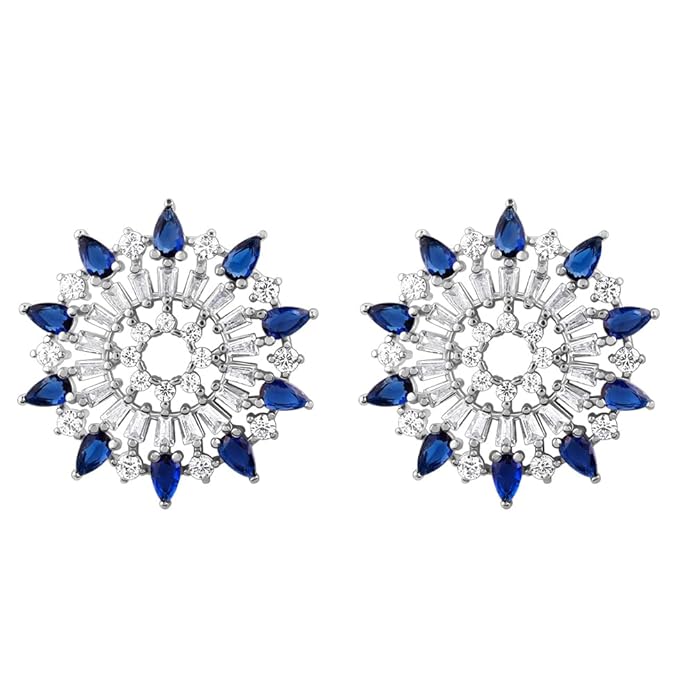 GIVA 925 Silver Flourishing Earrings| Drops to Gift Women & Girls | With Certificate of Authenticity and 925 Stamp | 6 Months Warranty