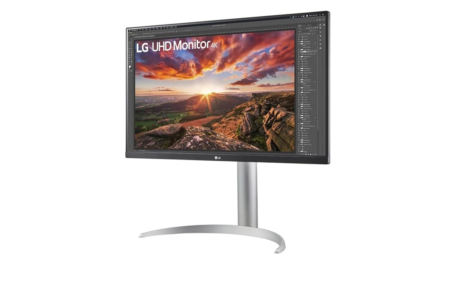 LG Ultrafine™ 27UP850K-W 27" 4K PC Monitor - IPS Panel UHD (3840 x 2160), 5ms GtG 60Hz, DisplayHDR™ 400, DCI-P3 95% (CIE1976), Reading Mode, Tilt, Height Adjustable