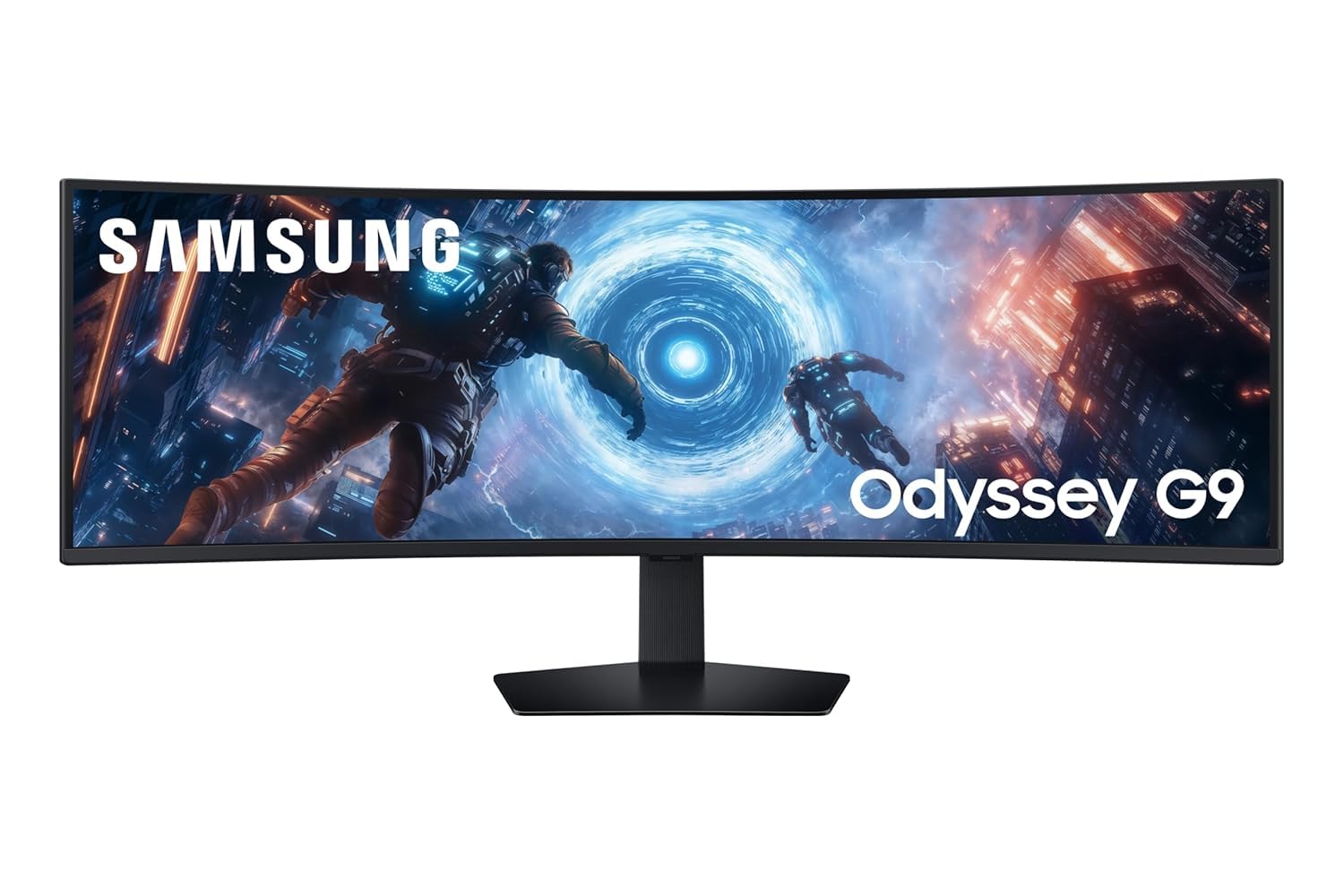 Samsung 49" (124 cm) Odyssey G9 Curved Gaming Monitor|Dual QHD 5120 x 1440|144Hz|1ms|VESA DisplayHDR 600|FreeSync Premium Pro|HDR10+ Gaming|PBP|PIP|HAS|LS49FG910EWXXL|Black