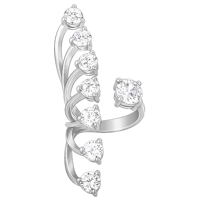 GIVA 925 Silver Forever Sparkle Ring,Adjustable | Gifts for Women and Girls | With Certificate of Authenticity and 925 Stamp | 6 Months Warranty*