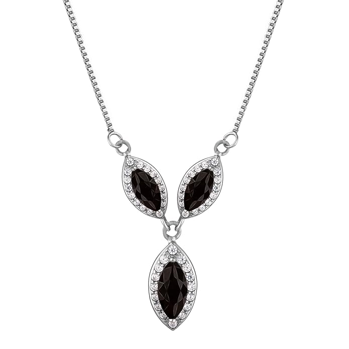GIVA 925 Silver True Beauty Necklace | Gifts for Girlfriend,Pendant to Gift Women & Girls | With Certificate of Authenticity and 925 Stamp | 6 Month Warranty*