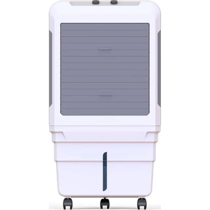Bajaj DMH 85X 85L Desert Air Cooler | High Air Delivery with Turbo Fan Technology | 3-Side Honeycomb Cooling & 4-Way Swing | Inverter Compatible | 1 Year Warranty【White】